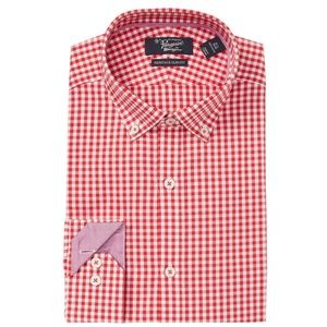 NEW ORIGINAL PENGUIN Men’s Red Gingham Shirt